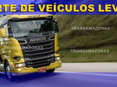 Transporte em balsas de carro, motocicleta e picape