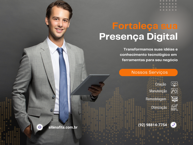 Criar Sites em Manaus é Com a Site na Fita