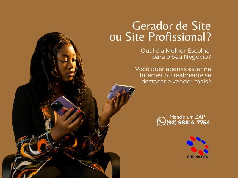 Geradores de Site ou Site Profissional – Qual a Melhor Opção para Sua Empresa